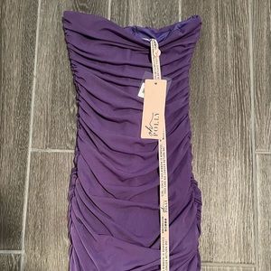 Oh Polly strapless dress